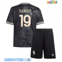 Camisa de time de futebol Juventus Khephren Thuram #19 Replicas 3º Equipamento Infantil 2025-26 Manga Curta (+ Calças curtas)